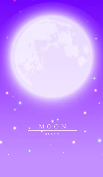 [LINE着せ替え] MOON-PURPLE.MEKYM 13の画像1