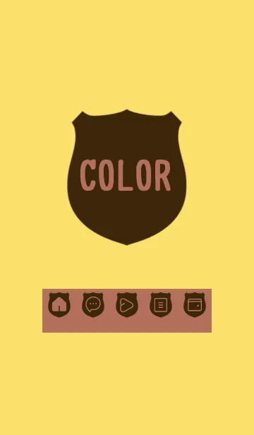 [LINE着せ替え] yellow color V26の画像1