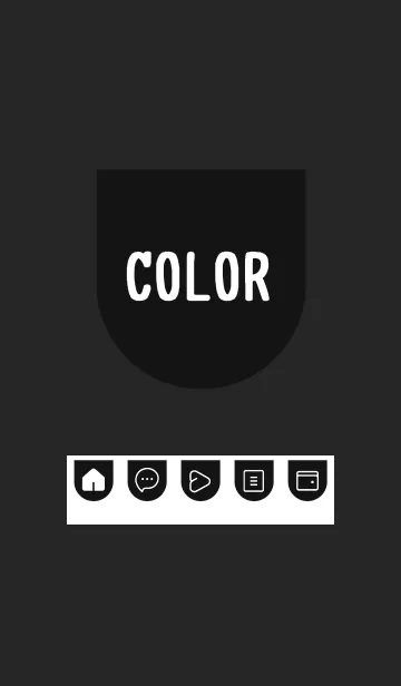 [LINE着せ替え] bw color W27の画像1