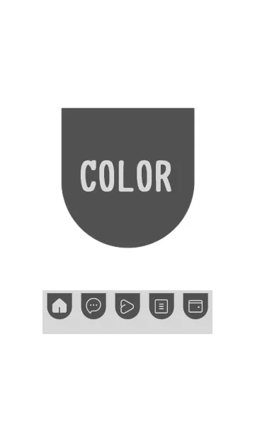 [LINE着せ替え] bw color W28の画像1