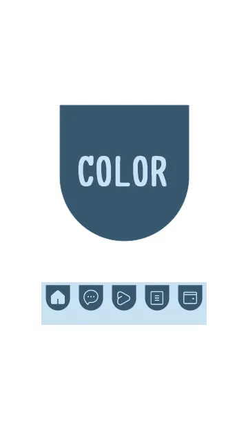 [LINE着せ替え] bw color W29の画像1