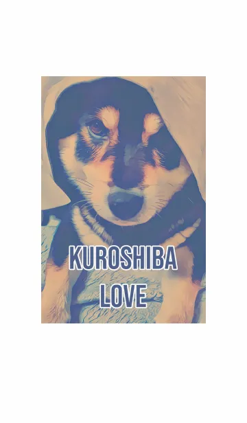 [LINE着せ替え] Kuroshiba Loveの画像1