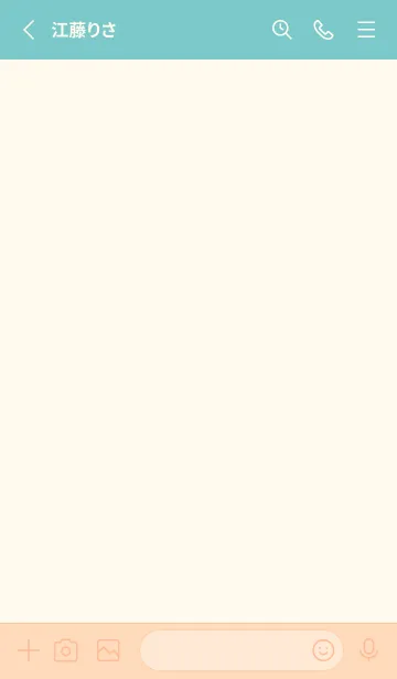 [LINE着せ替え] beige color W29の画像2