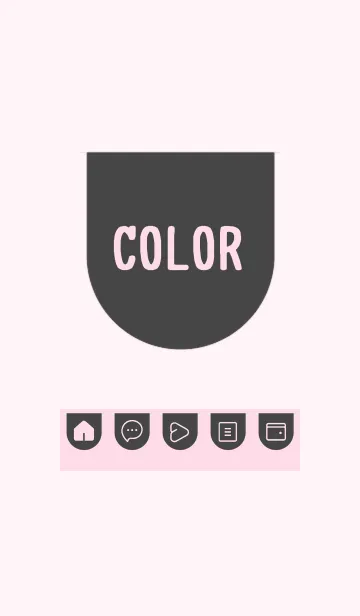 [LINE着せ替え] pink color W26の画像1