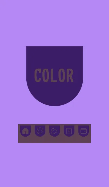 [LINE着せ替え] purple color W26の画像1