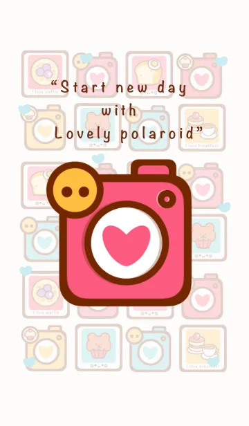 [LINE着せ替え] Lovely polaroid 2の画像1