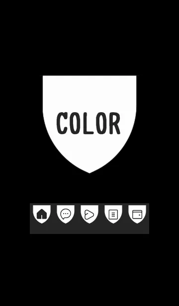 [LINE着せ替え] bw color X30の画像1