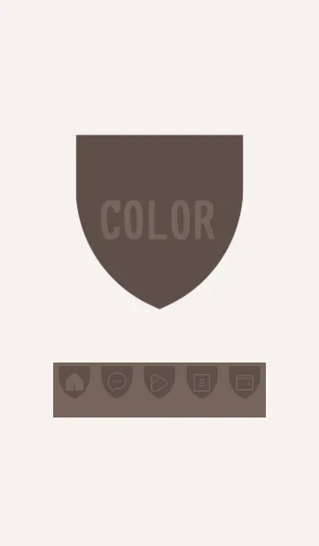 [LINE着せ替え] beige color X26の画像1