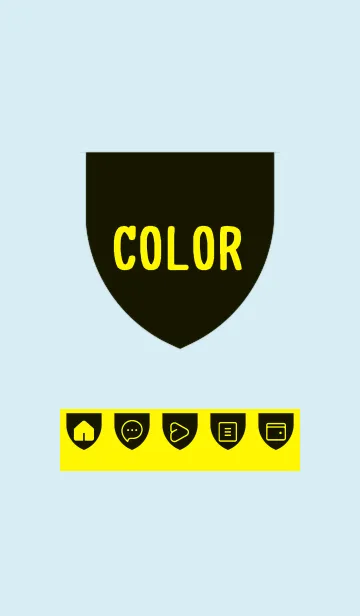 [LINE着せ替え] blue color X27の画像1