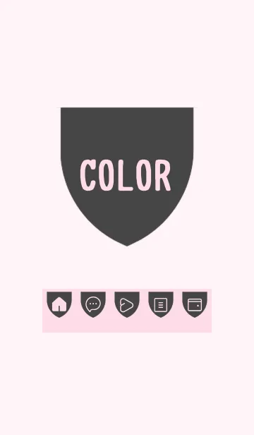 [LINE着せ替え] pink color X26の画像1