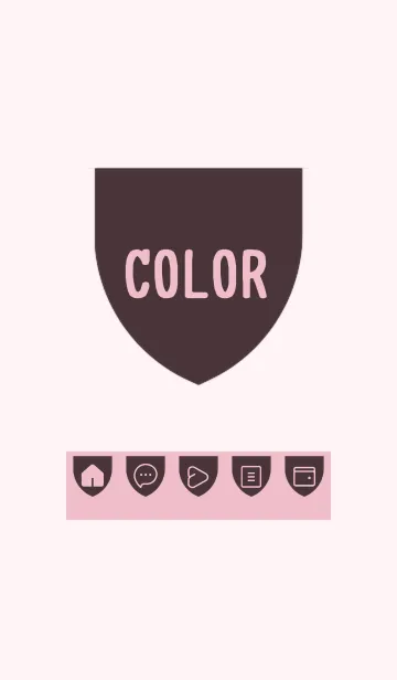 [LINE着せ替え] pink color X30の画像1