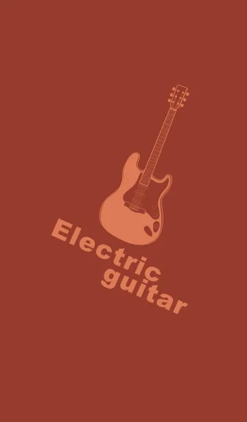 [LINE着せ替え] ELECTRIC GUITAR CLR ガーネットブラウンの画像1