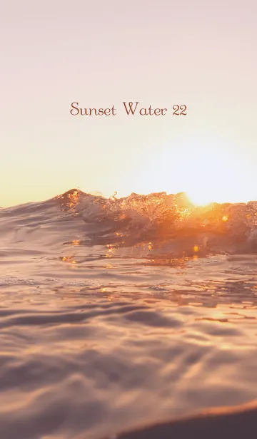 [LINE着せ替え] SunsetWater 22の画像1