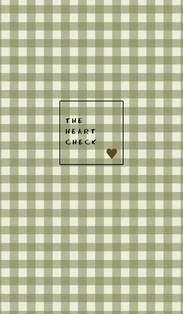 [LINE着せ替え] ザ ハート チェック .65の画像1