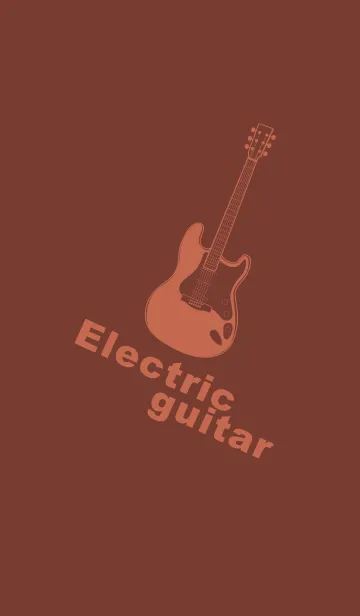 [LINE着せ替え] ELECTRIC GUITAR CLR 海老茶の画像1