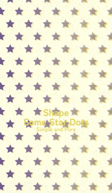 [LINE着せ替え] 星のドッドきせかえ パンジーパープルの画像1