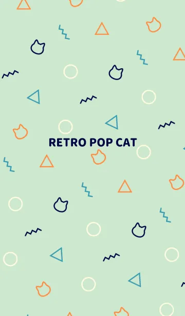 [LINE着せ替え] RETRO POP CAT 3の画像1