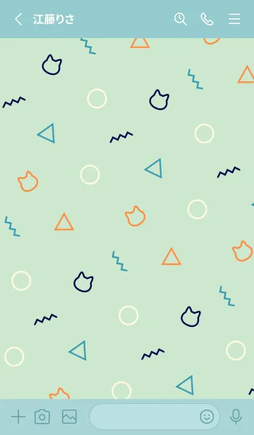 [LINE着せ替え] RETRO POP CAT 3の画像2