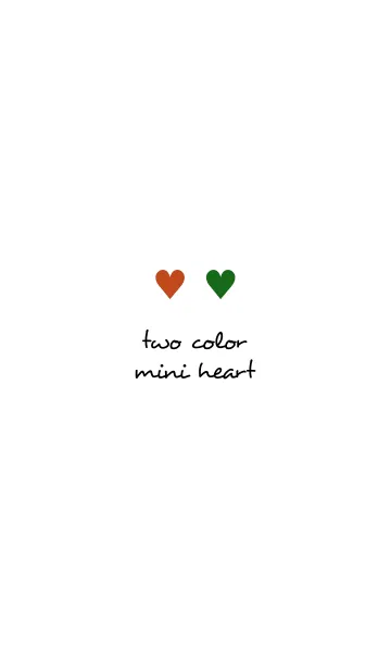 [LINE着せ替え] two color mini heart 283の画像1