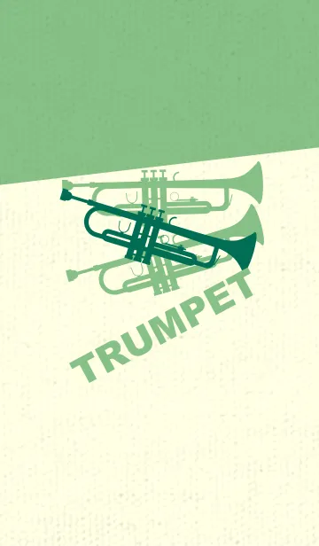 [LINE着せ替え] Trumpet CLR 萌葱色の画像1