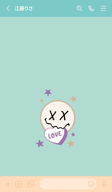 [LINE着せ替え] ラブ スマイル 72の画像2