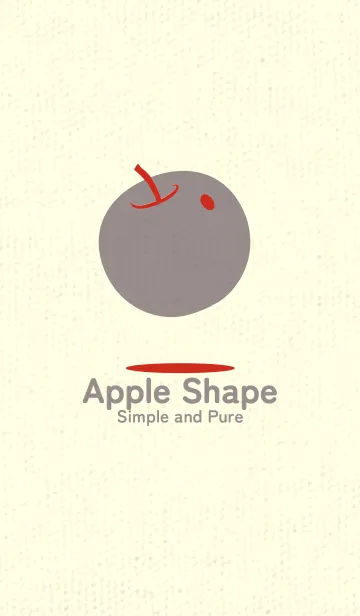 [LINE着せ替え] りんご型のきせかえ ルージュの画像1