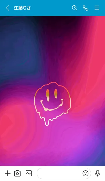 [LINE着せ替え] サイケデリック スマイル _58の画像2