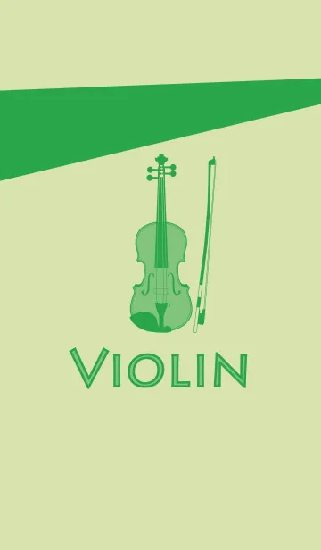 [LINE着せ替え] Violin CLR リードグリーンの画像1