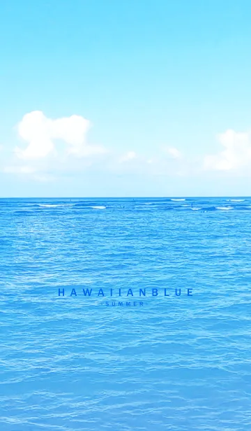 [LINE着せ替え] HAWAIIAN BLUE-SUMMER.MEKYM 25の画像1