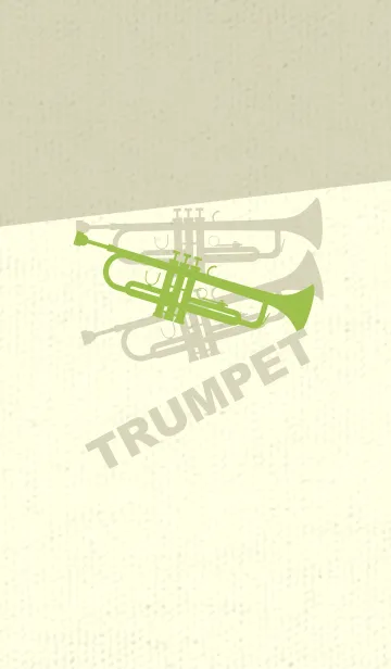 [LINE着せ替え] Trumpet CLR リーフグリーンの画像1