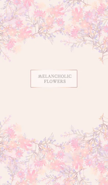 [LINE着せ替え] Melancholic Flowers 29の画像1