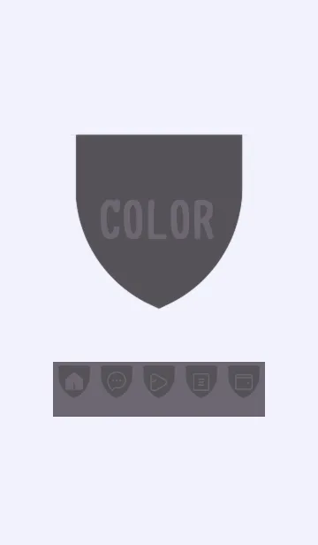 [LINE着せ替え] purple color X29の画像1