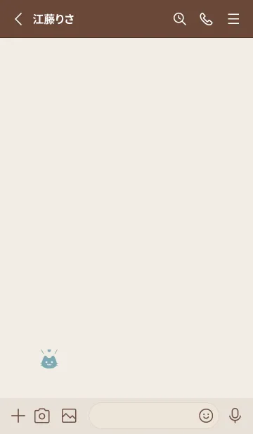 [LINE着せ替え] 小さな猫(くすみ6-06)の画像2