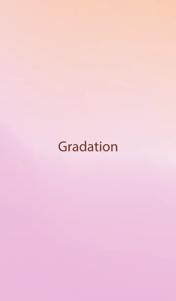 [LINE着せ替え] gradation ORANGE&PINK 112の画像1