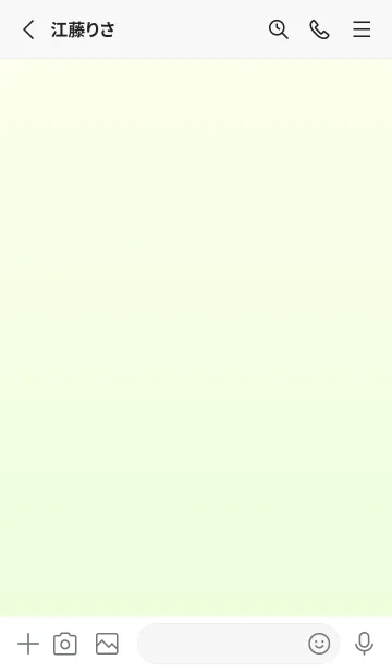 [LINE着せ替え] アイボリー★パステルグリーン3.TKCの画像2