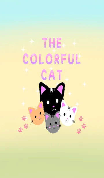 [LINE着せ替え] THE COLORFUL CAT2の画像1