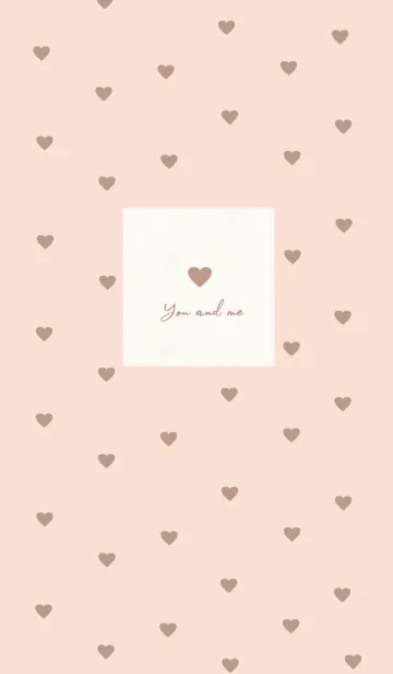 [LINE着せ替え] pattern_heart (shellpink)の画像1