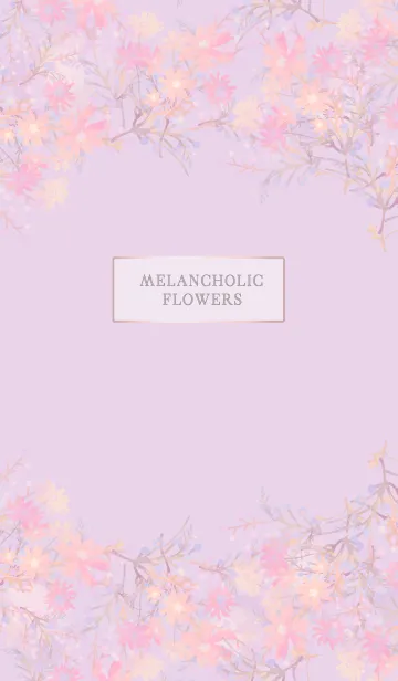 [LINE着せ替え] Melancholic Flowers 30の画像1