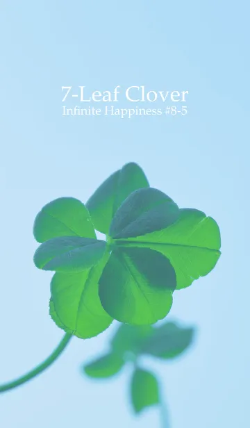[LINE着せ替え] 七つ葉のクローバー 無限の幸福 #8-5の画像1