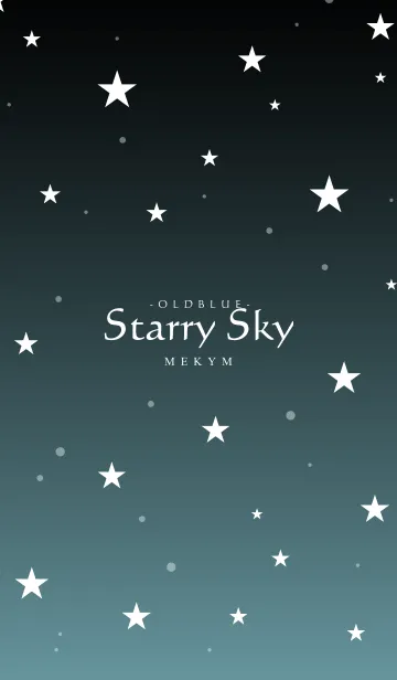 [LINE着せ替え] - Starry Sky Old Blue -の画像1