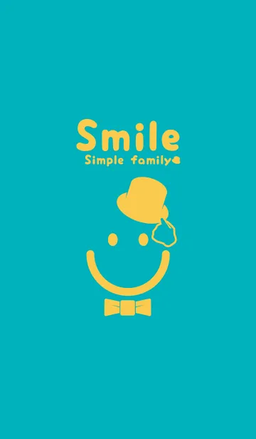 [LINE着せ替え] スマイル＆紳士 アジュールブルーの画像1