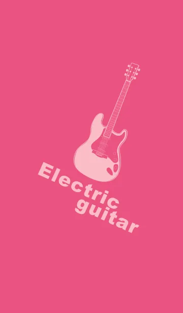 [LINE着せ替え] ELECTRIC GUITAR CLR Carnation pinkの画像1