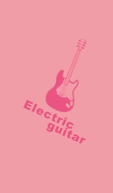 [LINE着せ替え] ELECTRIC GUITAR CLR ローズピンクの画像1