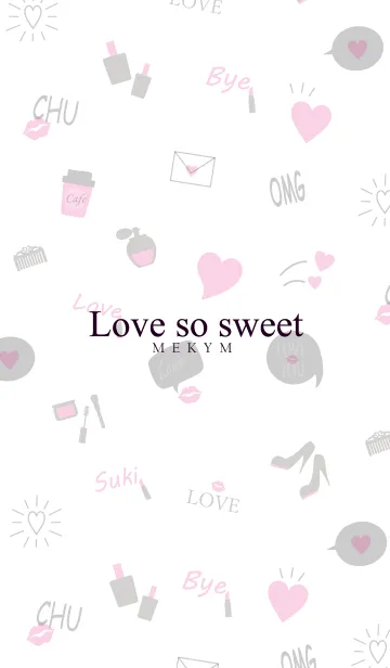 [LINE着せ替え] Love so sweet.MEKYM 18の画像1