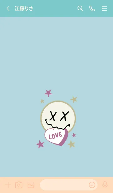 [LINE着せ替え] ラブ スマイル 73の画像2