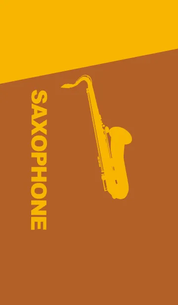 [LINE着せ替え] Saxophone CLR オールドゴールドの画像1