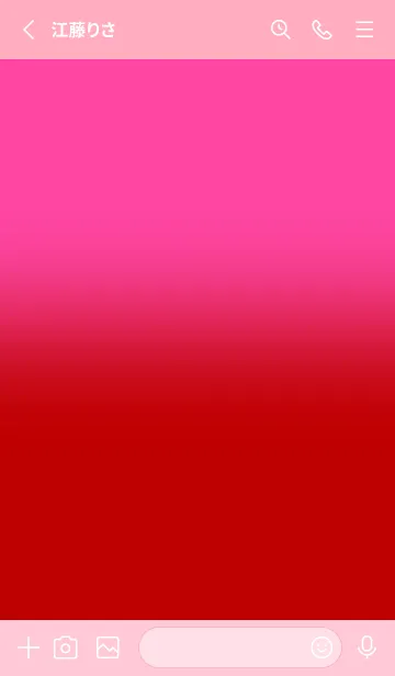 [LINE着せ替え] Pink & Red V5 (JP)の画像2