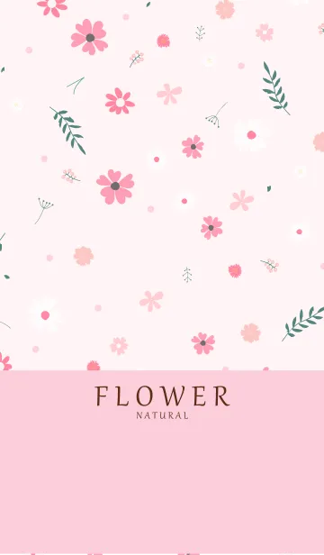 [LINE着せ替え] FLOWER PINK -NATURAL-26の画像1