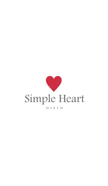 [LINE着せ替え] SIMPLE HEART-LOVE 29の画像1