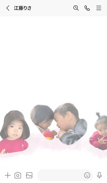 [LINE着せ替え] お子さんの可愛い着せ替えの画像2